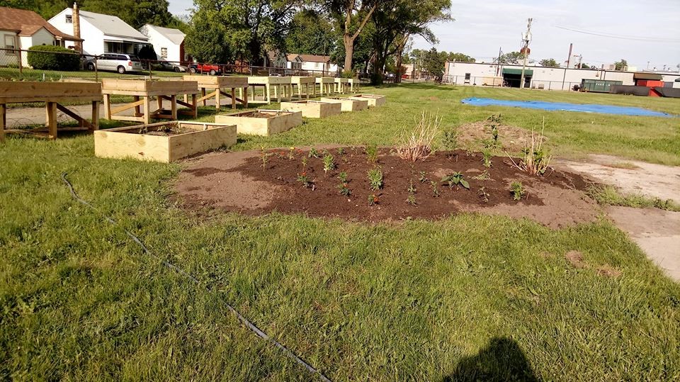 Raised garden beds